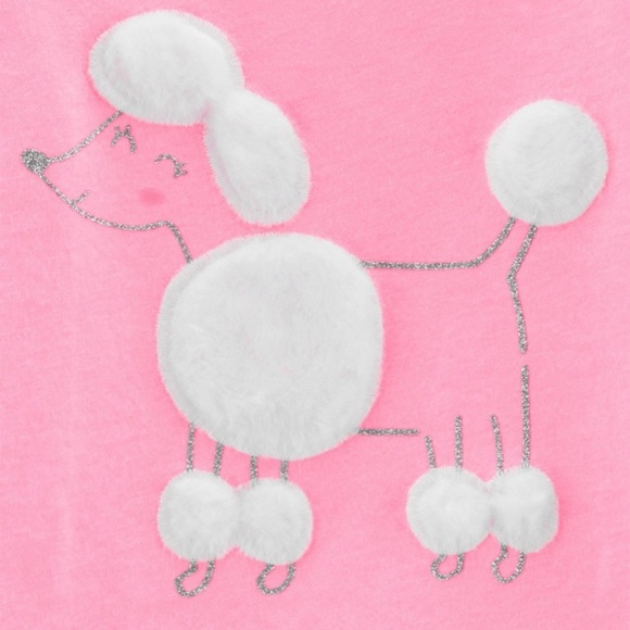 Carter’s French Poodle Long Sleeve Tee Size: 24 Month - Picture 2 of 6